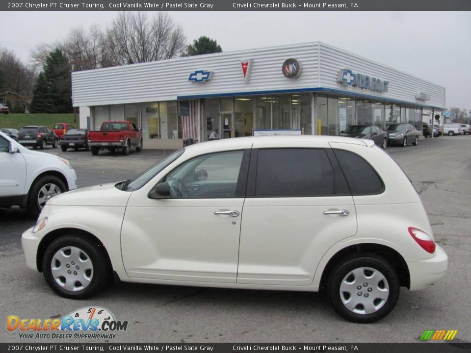 2007 Chrysler PT Cruiser Touring Cool Vanilla White / Pastel Slate Gray Photo #2