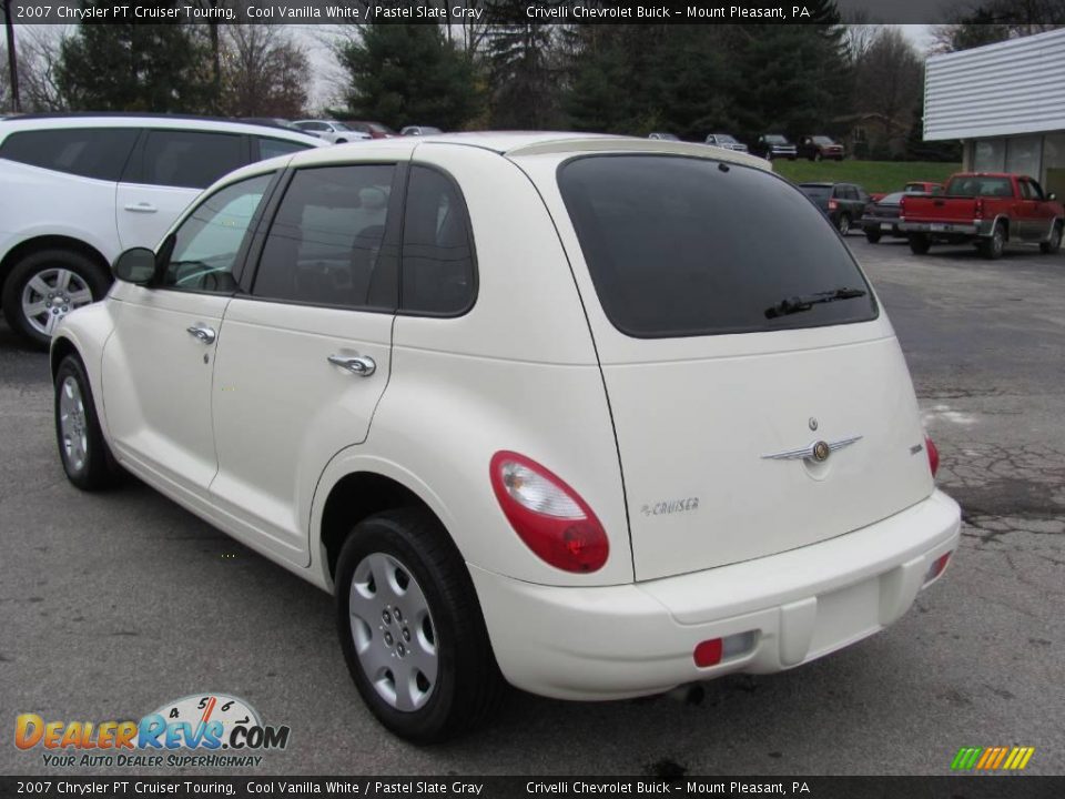2007 Chrysler PT Cruiser Touring Cool Vanilla White / Pastel Slate Gray Photo #4