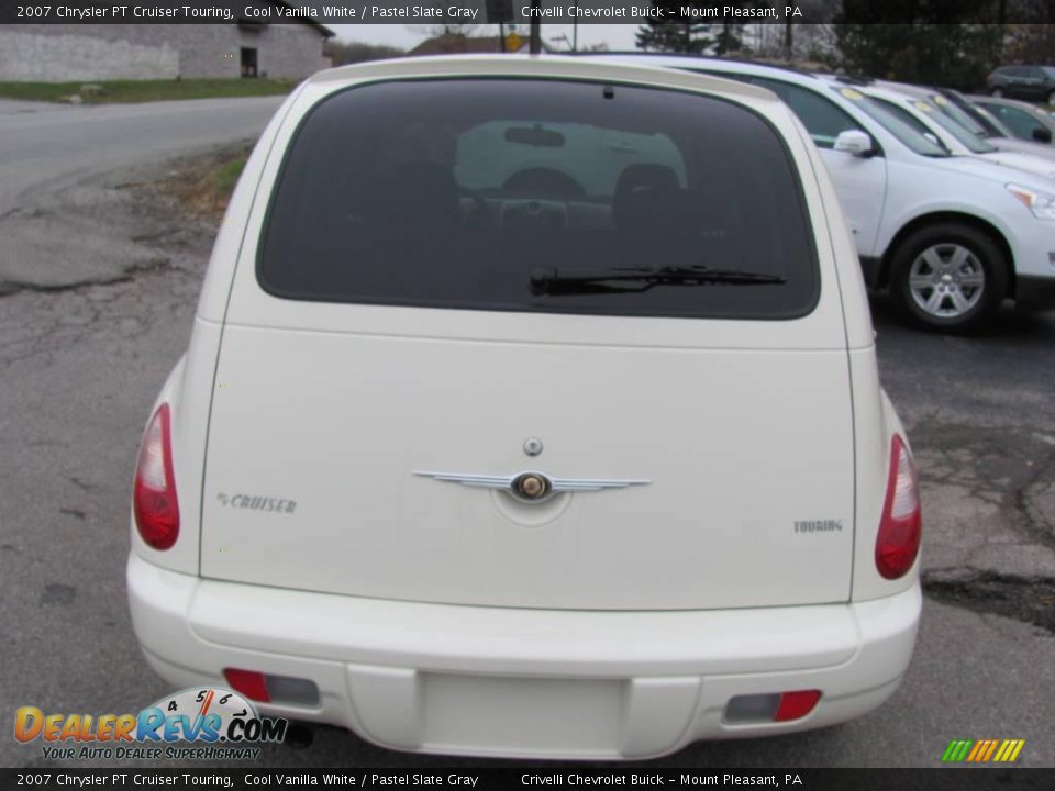 2007 Chrysler PT Cruiser Touring Cool Vanilla White / Pastel Slate Gray Photo #5
