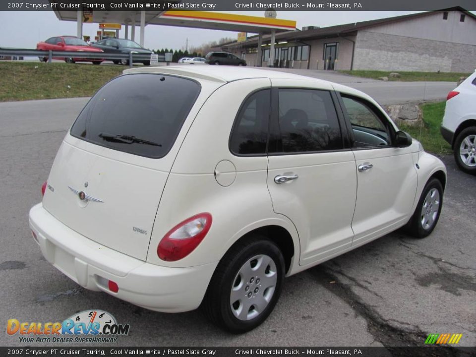2007 Chrysler PT Cruiser Touring Cool Vanilla White / Pastel Slate Gray Photo #7