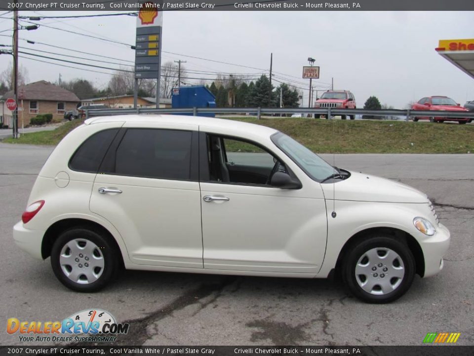 2007 Chrysler PT Cruiser Touring Cool Vanilla White / Pastel Slate Gray Photo #9