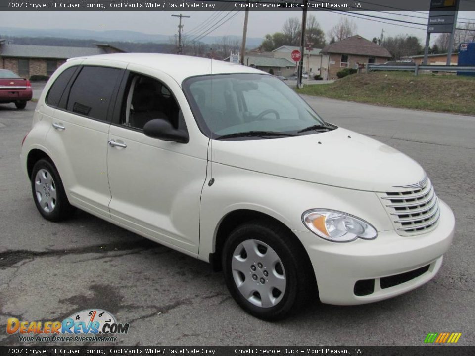 2007 Chrysler PT Cruiser Touring Cool Vanilla White / Pastel Slate Gray Photo #10