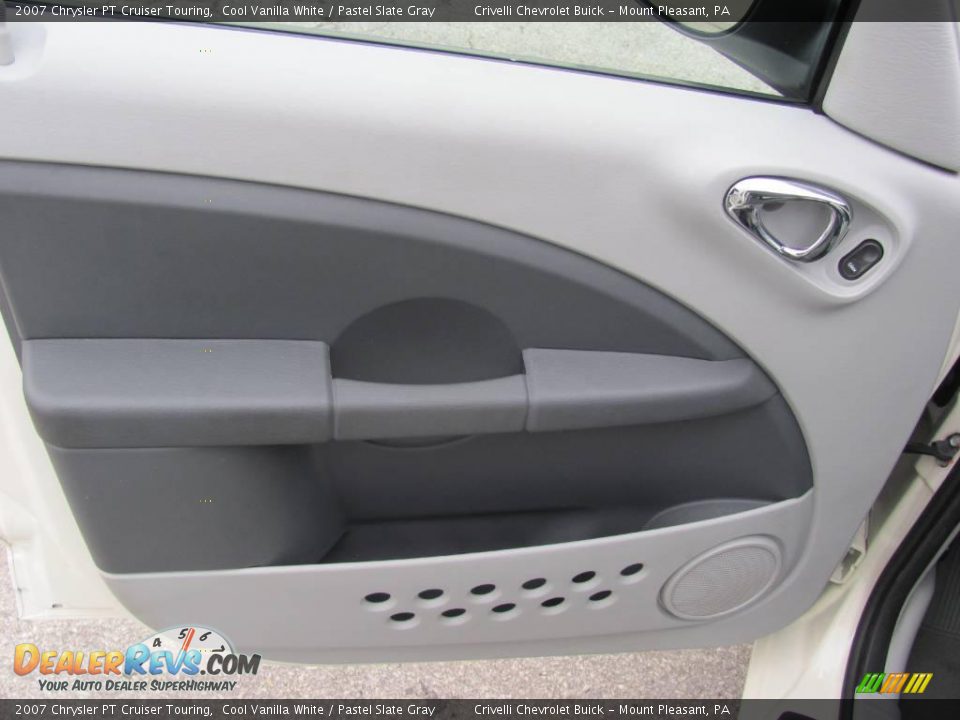 2007 Chrysler PT Cruiser Touring Cool Vanilla White / Pastel Slate Gray Photo #15