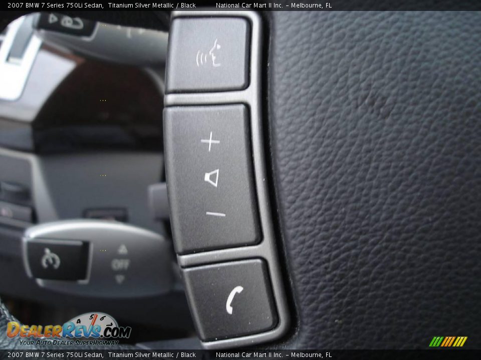 2007 BMW 7 Series 750Li Sedan Titanium Silver Metallic / Black Photo #15