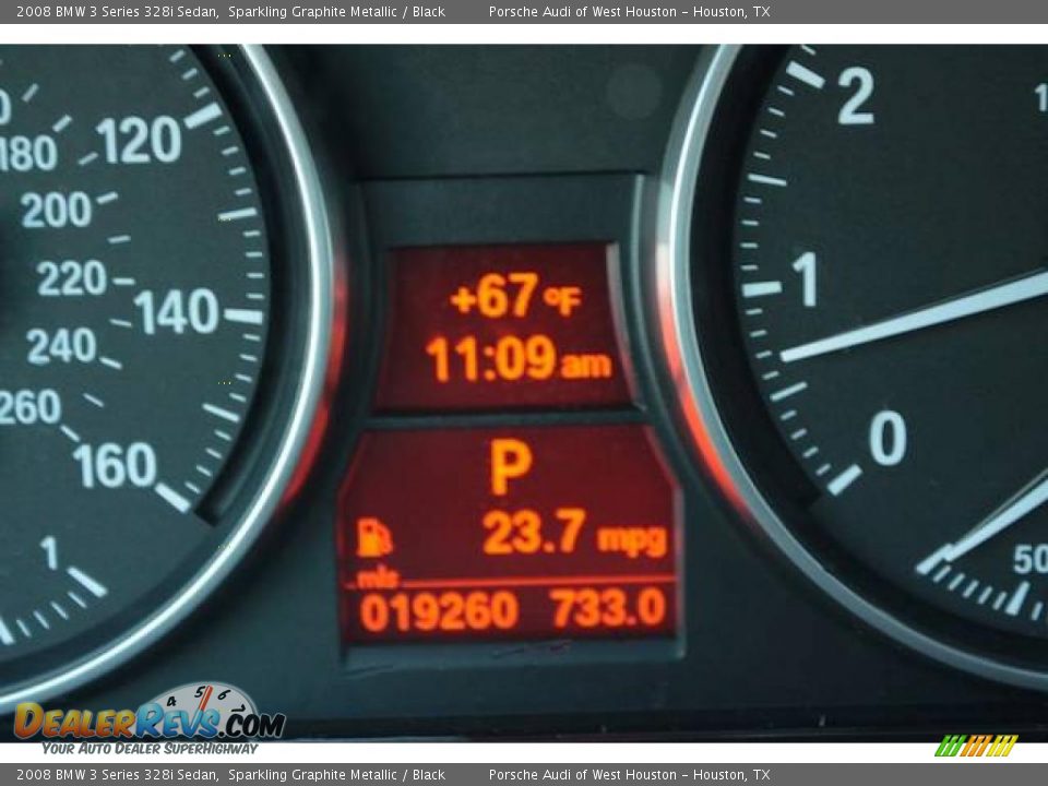 2008 BMW 3 Series 328i Sedan Sparkling Graphite Metallic / Black Photo #10