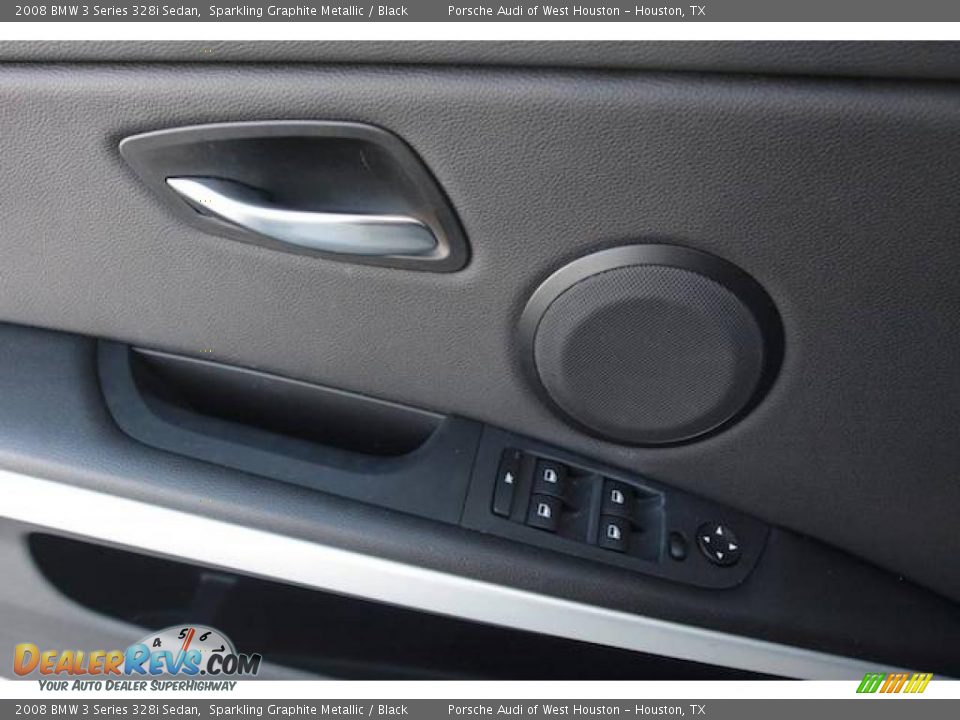 2008 BMW 3 Series 328i Sedan Sparkling Graphite Metallic / Black Photo #16