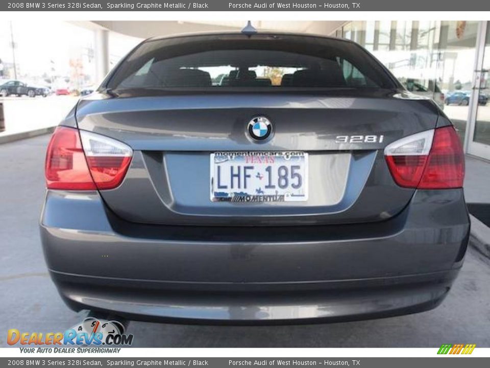2008 BMW 3 Series 328i Sedan Sparkling Graphite Metallic / Black Photo #19