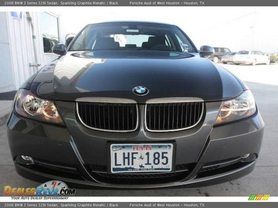 2008 BMW 3 Series 328i Sedan Sparkling Graphite Metallic / Black Photo #20