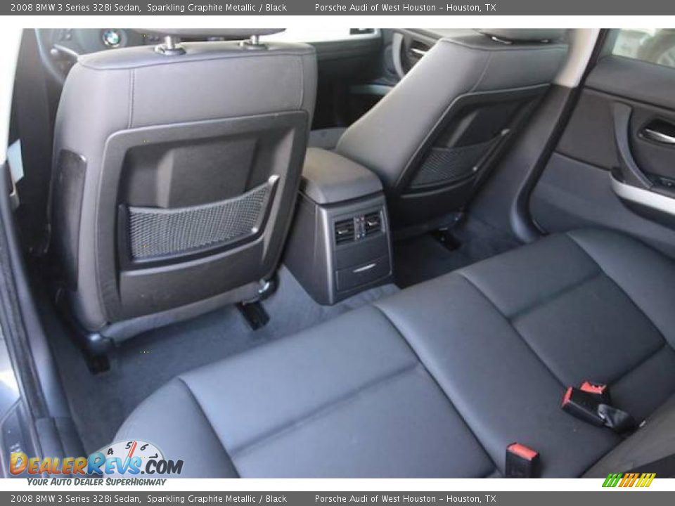 2008 BMW 3 Series 328i Sedan Sparkling Graphite Metallic / Black Photo #21