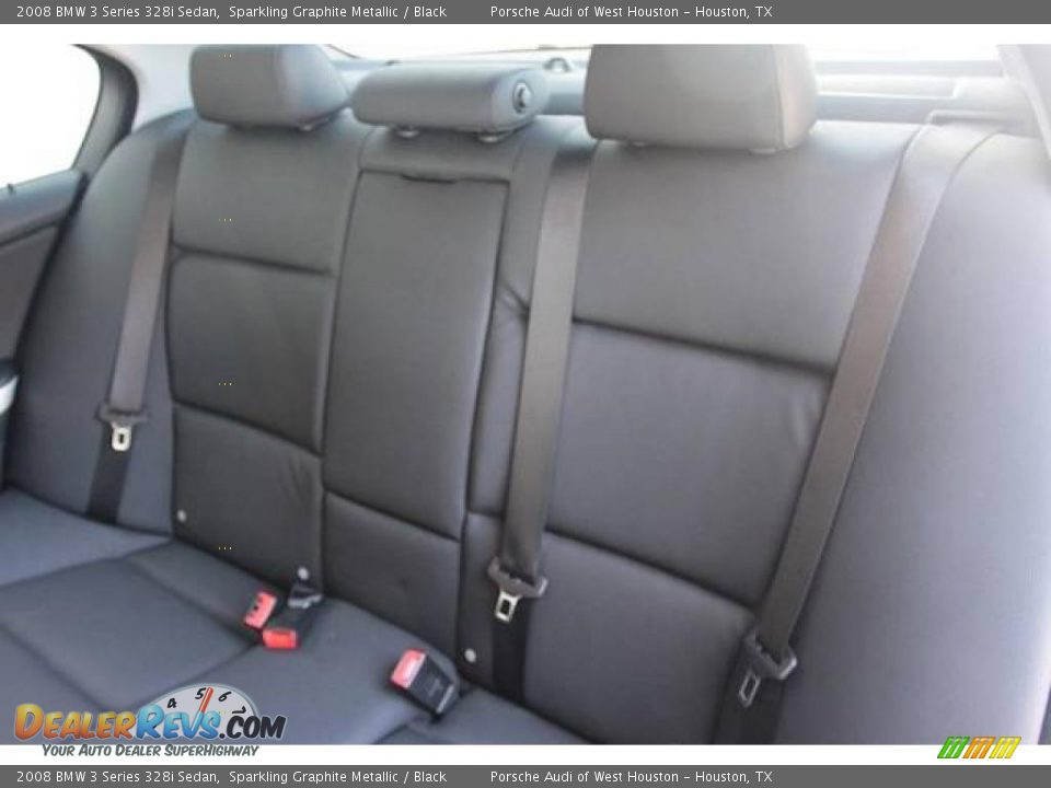 2008 BMW 3 Series 328i Sedan Sparkling Graphite Metallic / Black Photo #22