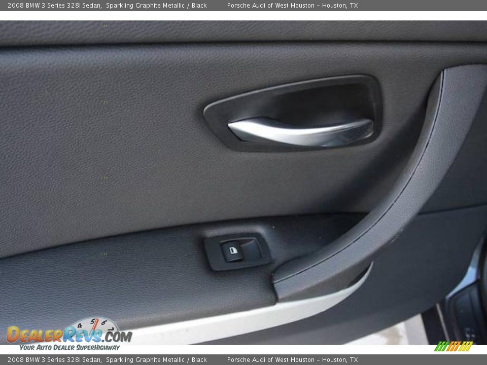 2008 BMW 3 Series 328i Sedan Sparkling Graphite Metallic / Black Photo #25