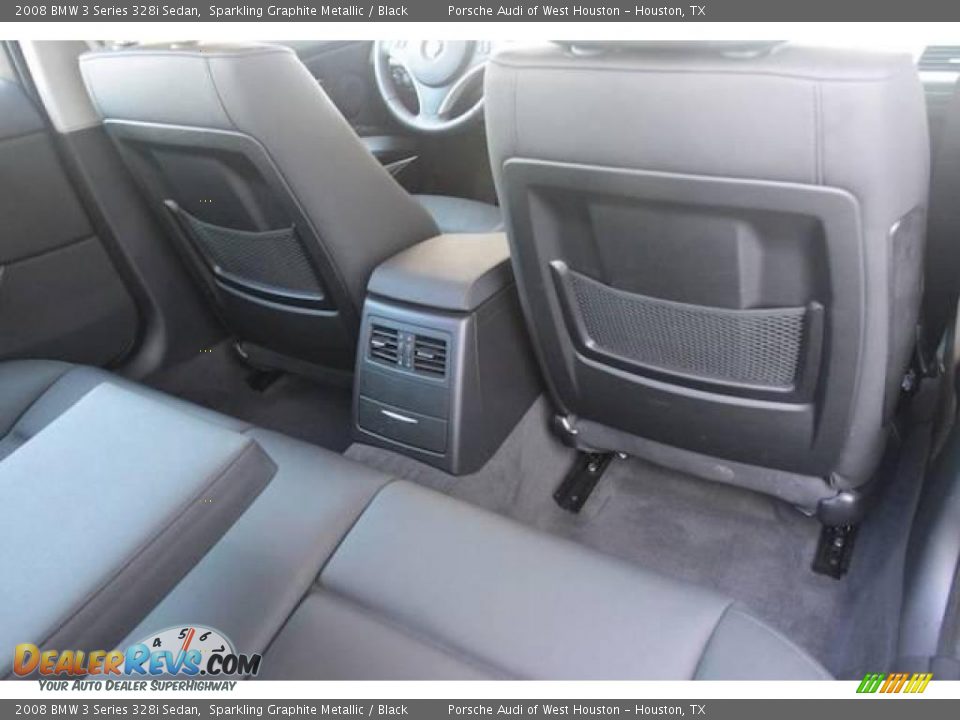 2008 BMW 3 Series 328i Sedan Sparkling Graphite Metallic / Black Photo #27