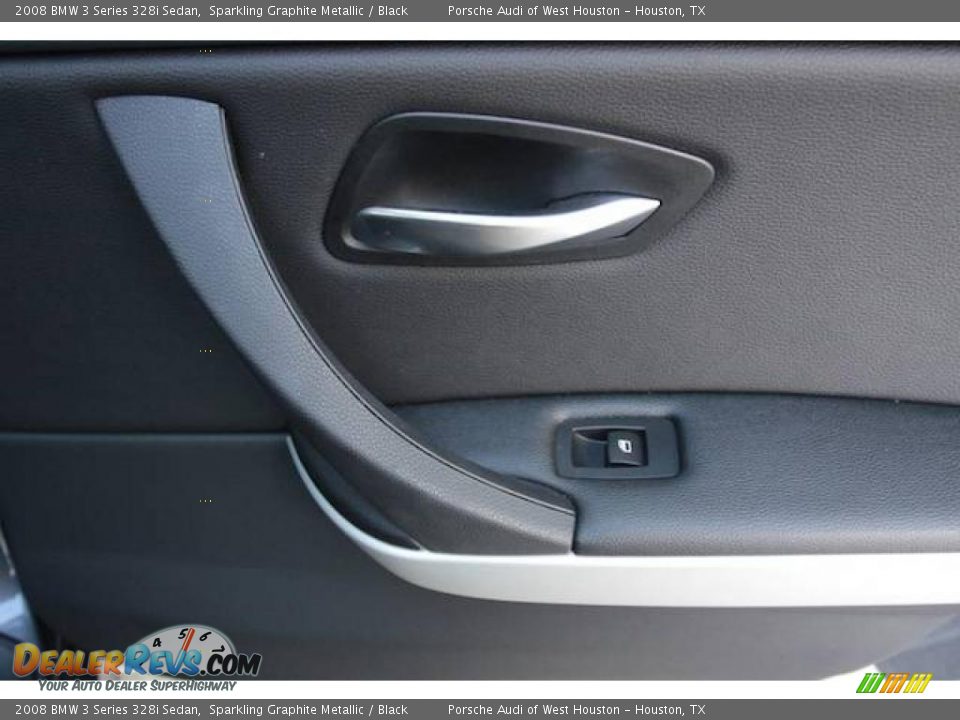 2008 BMW 3 Series 328i Sedan Sparkling Graphite Metallic / Black Photo #29