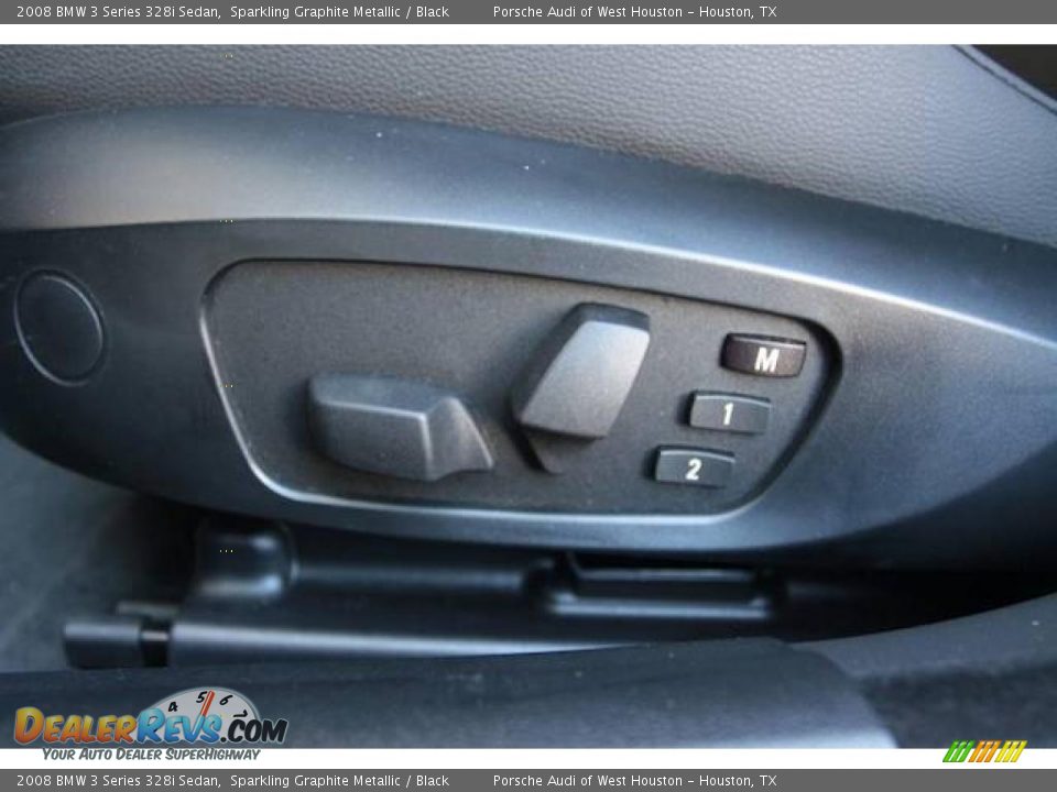 2008 BMW 3 Series 328i Sedan Sparkling Graphite Metallic / Black Photo #32