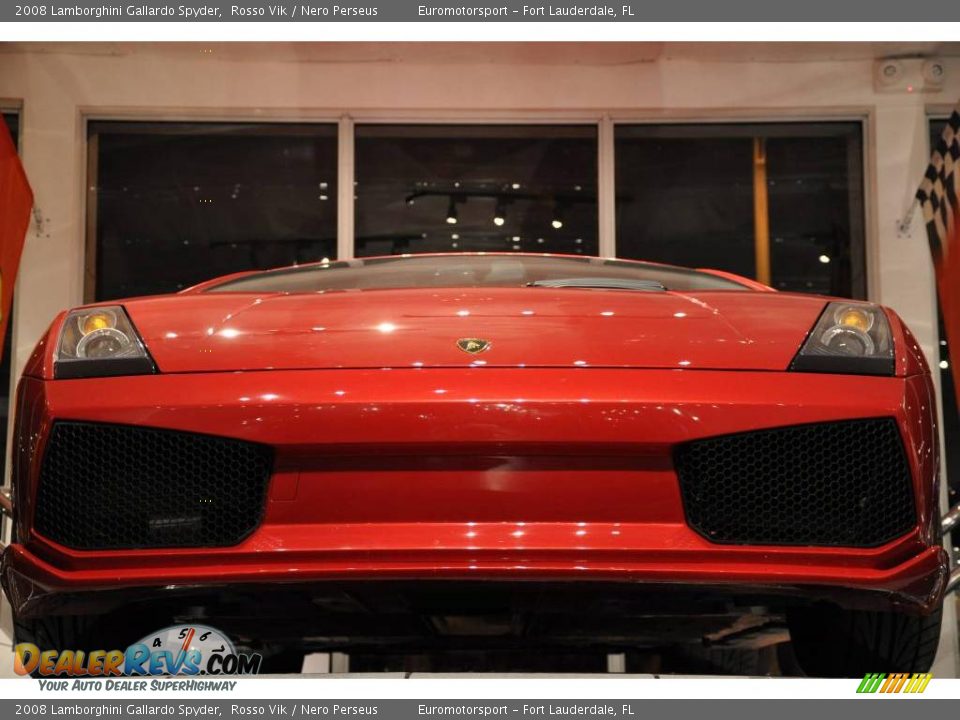 2008 Lamborghini Gallardo Spyder Rosso Vik / Nero Perseus Photo #23