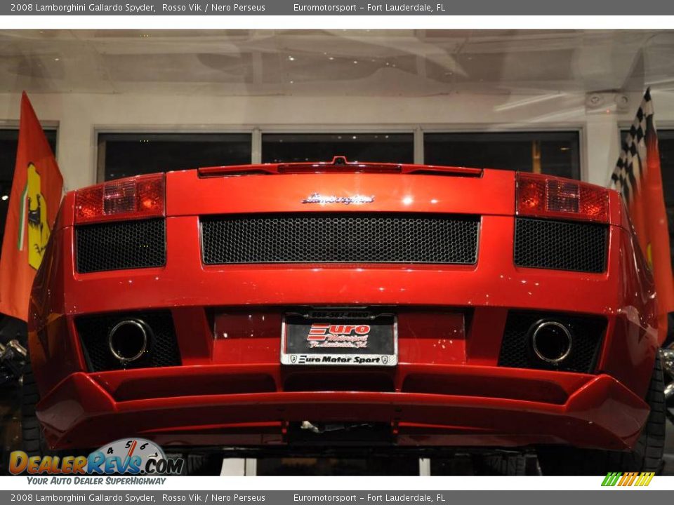 2008 Lamborghini Gallardo Spyder Rosso Vik / Nero Perseus Photo #29