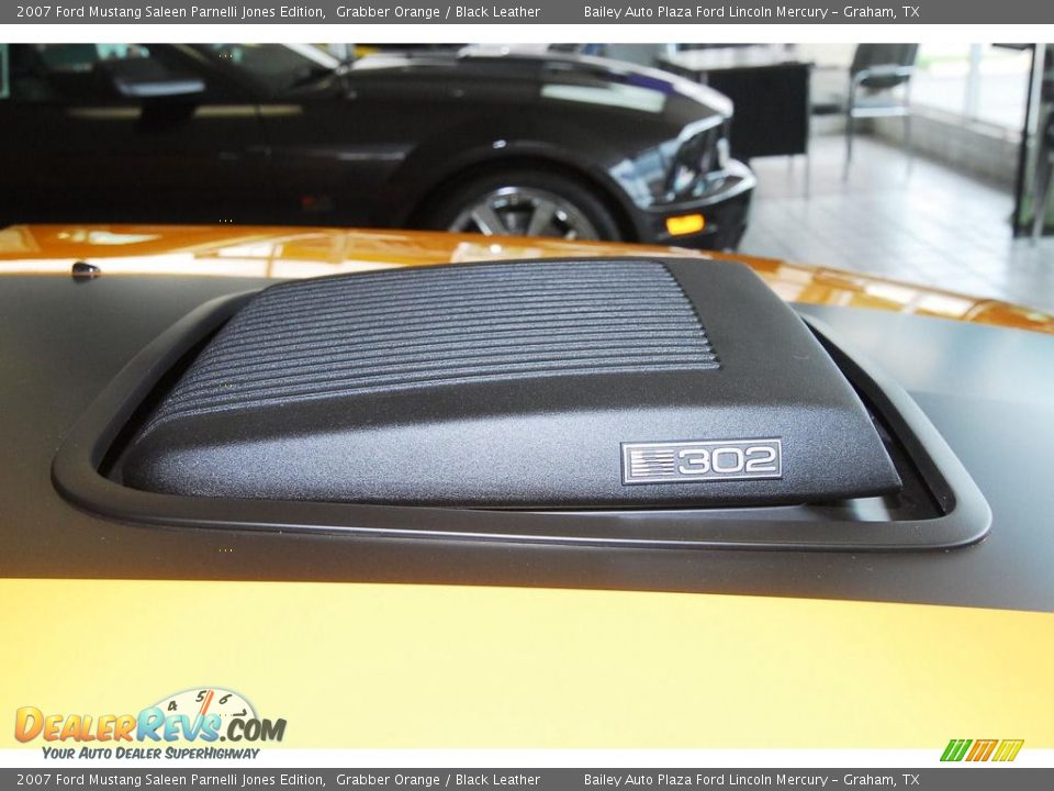 2007 Ford Mustang Saleen Parnelli Jones Edition Grabber Orange / Black Leather Photo #18
