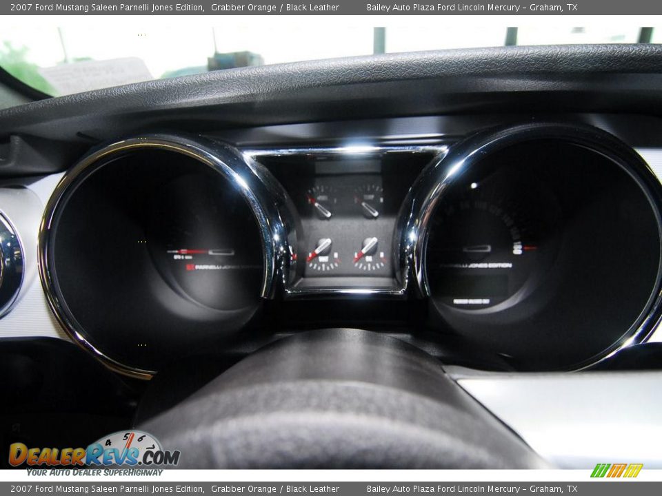 2007 Ford Mustang Saleen Parnelli Jones Edition Grabber Orange / Black Leather Photo #19
