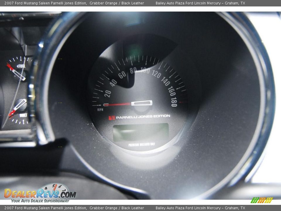 2007 Ford Mustang Saleen Parnelli Jones Edition Grabber Orange / Black Leather Photo #20