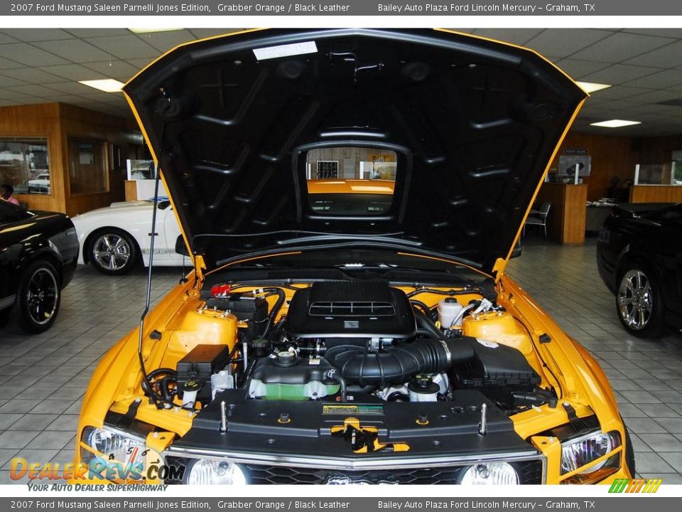 2007 Ford Mustang Saleen Parnelli Jones Edition Grabber Orange / Black Leather Photo #21