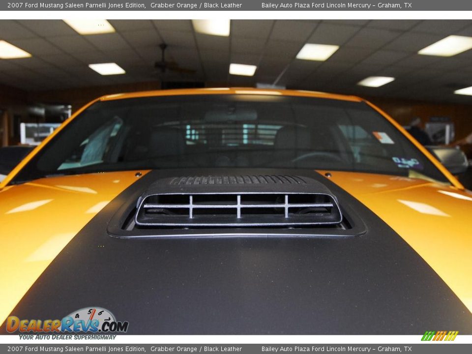 2007 Ford Mustang Saleen Parnelli Jones Edition Grabber Orange / Black Leather Photo #24
