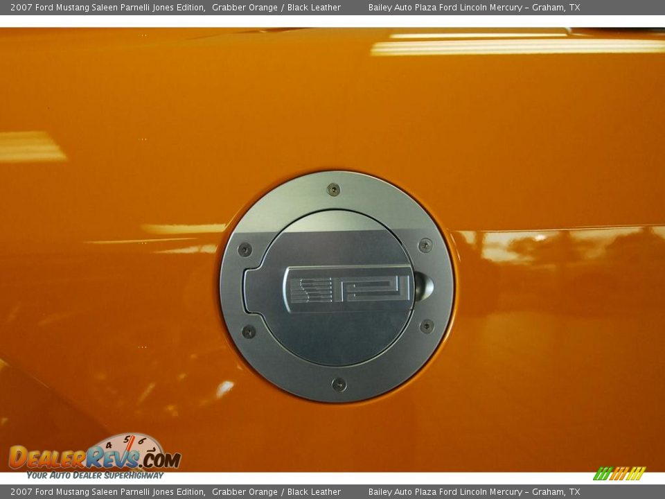 2007 Ford Mustang Saleen Parnelli Jones Edition Grabber Orange / Black Leather Photo #28