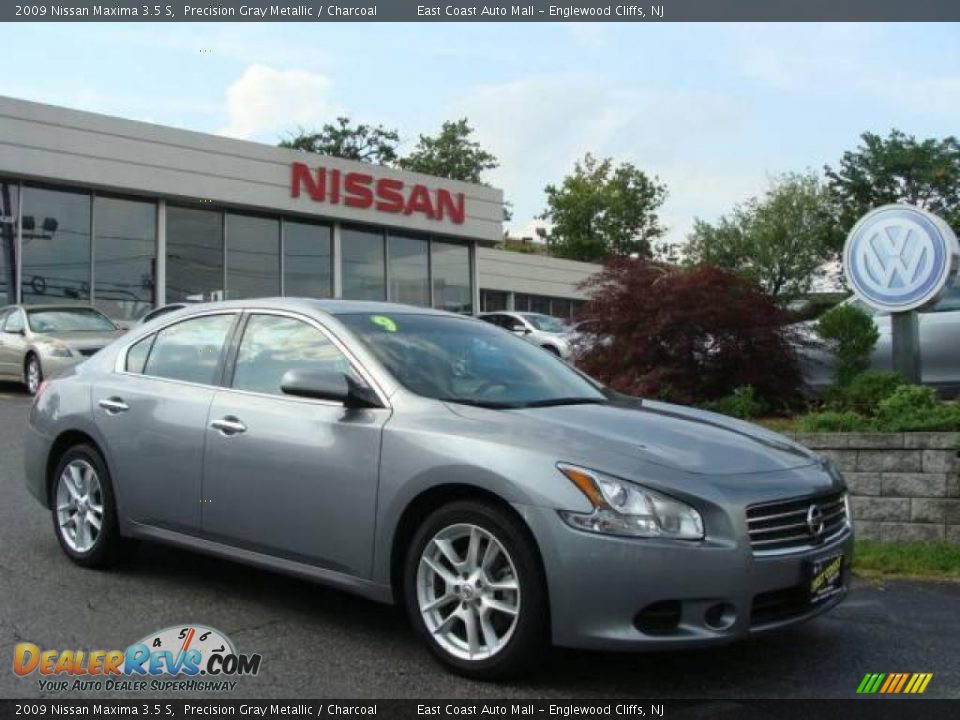 2009 Nissan Maxima 3.5 S Precision Gray Metallic / Charcoal Photo #1