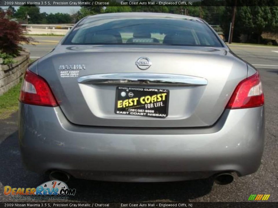 2009 Nissan Maxima 3.5 S Precision Gray Metallic / Charcoal Photo #4