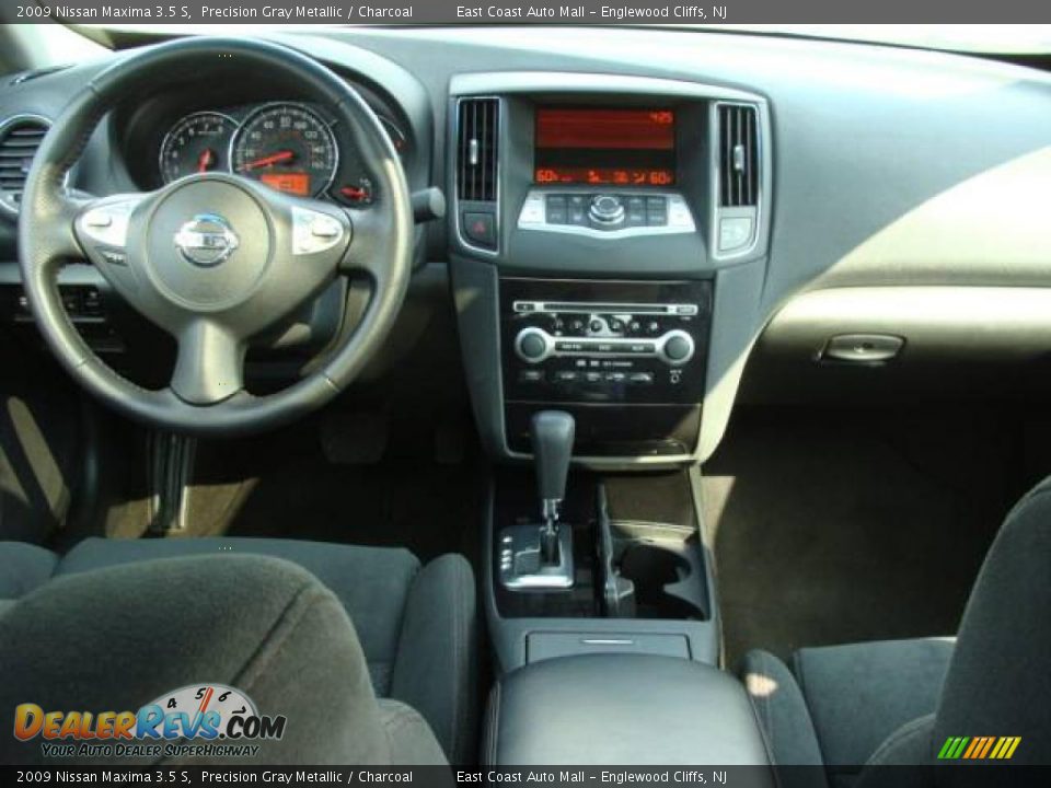 2009 Nissan Maxima 3.5 S Precision Gray Metallic / Charcoal Photo #9