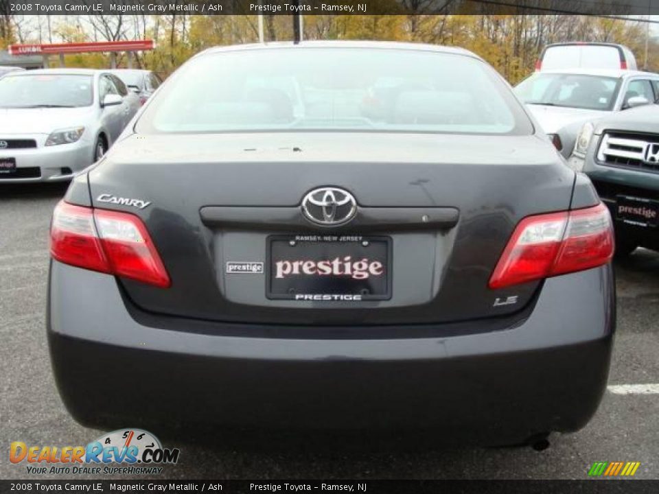 2008 Toyota Camry LE Magnetic Gray Metallic / Ash Photo #5