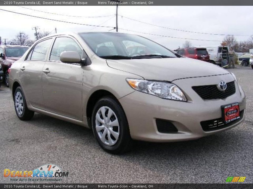 2010 Toyota Corolla LE Desert Sand Metallic / Bisque Photo #1