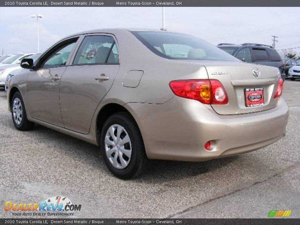 2010 Toyota Corolla LE Desert Sand Metallic / Bisque Photo #5