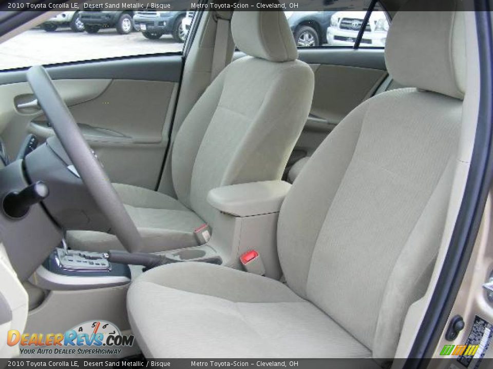 2010 Toyota Corolla LE Desert Sand Metallic / Bisque Photo #9