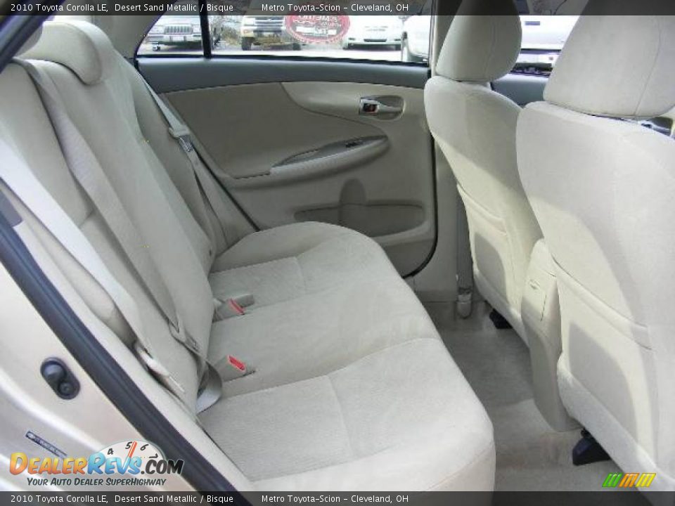 2010 Toyota Corolla LE Desert Sand Metallic / Bisque Photo #12