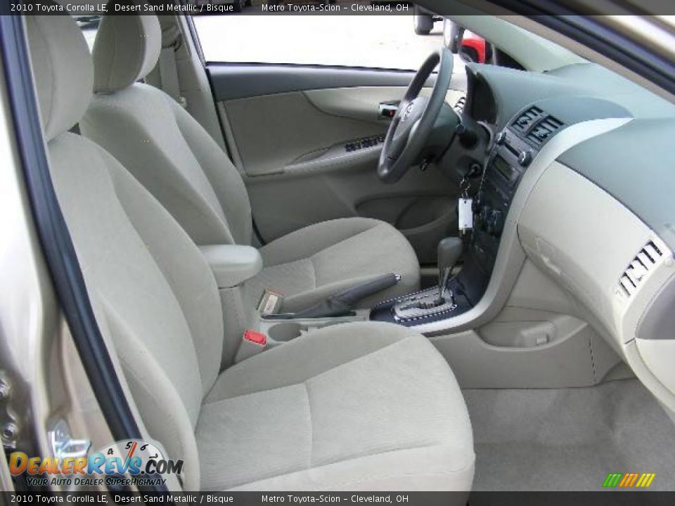2010 Toyota Corolla LE Desert Sand Metallic / Bisque Photo #13