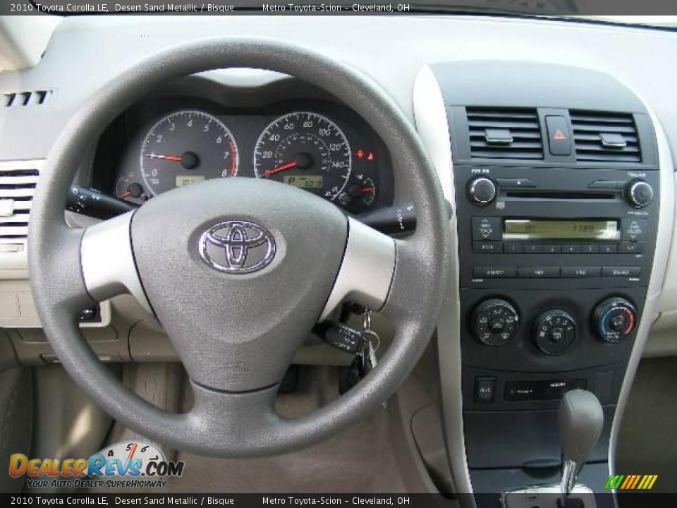 2010 Toyota Corolla LE Desert Sand Metallic / Bisque Photo #14