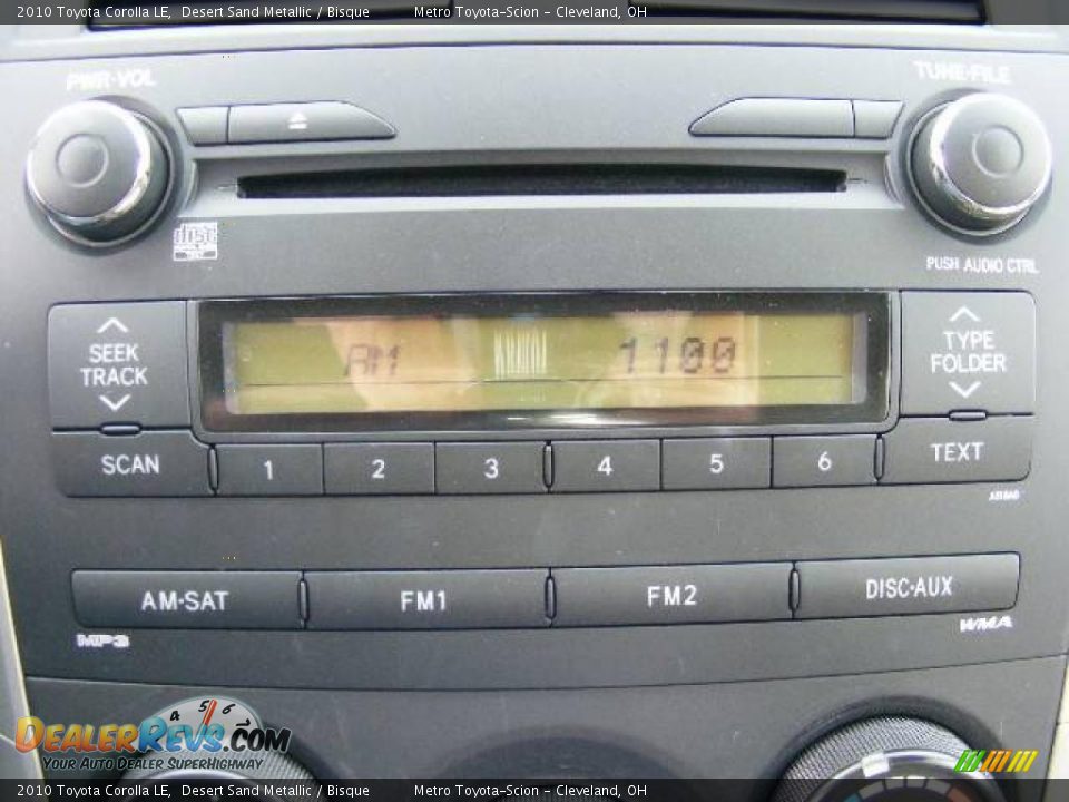 2010 Toyota Corolla LE Desert Sand Metallic / Bisque Photo #19