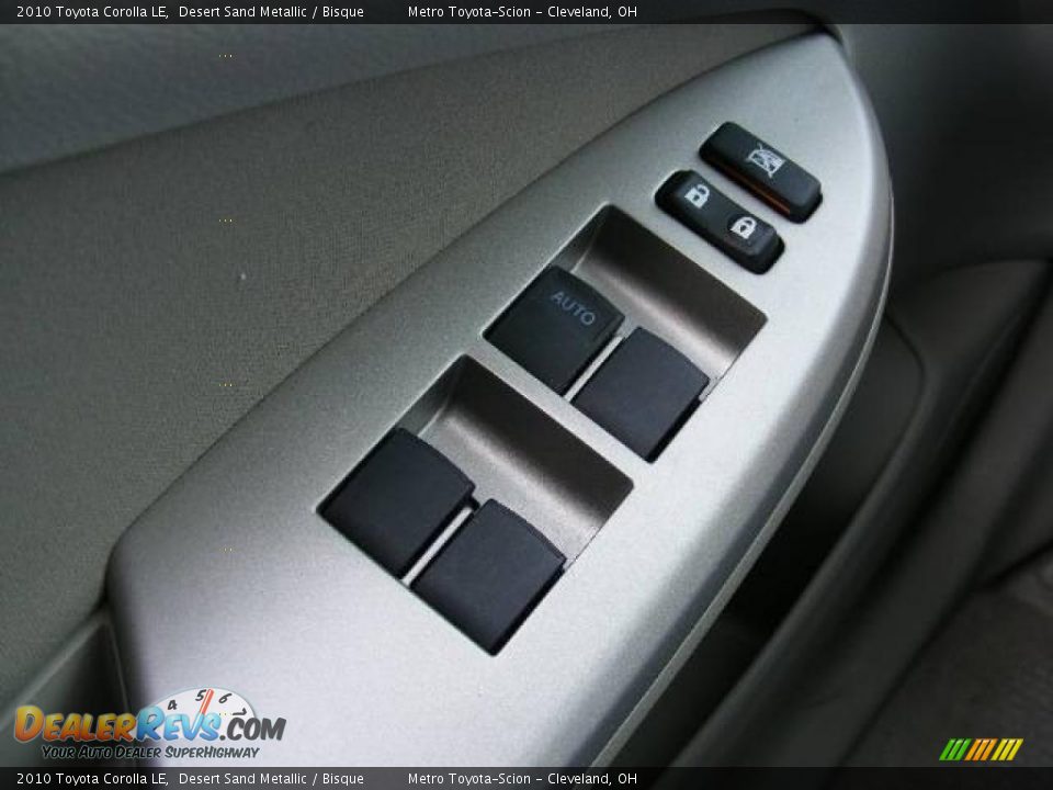 2010 Toyota Corolla LE Desert Sand Metallic / Bisque Photo #21