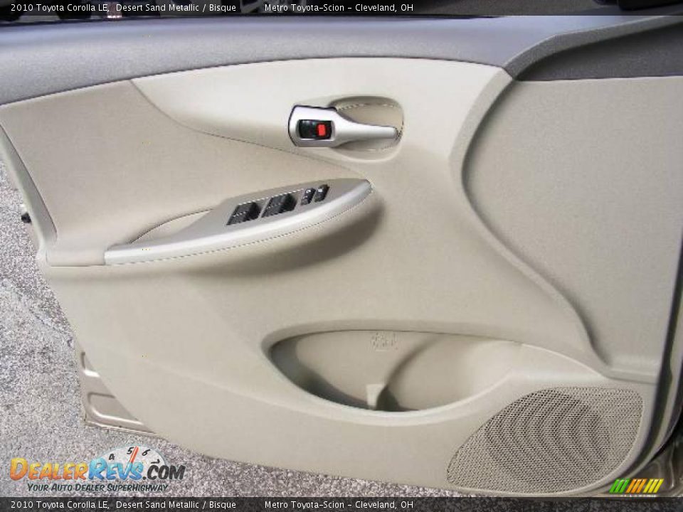 2010 Toyota Corolla LE Desert Sand Metallic / Bisque Photo #23
