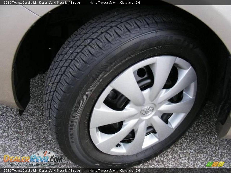 2010 Toyota Corolla LE Desert Sand Metallic / Bisque Photo #25
