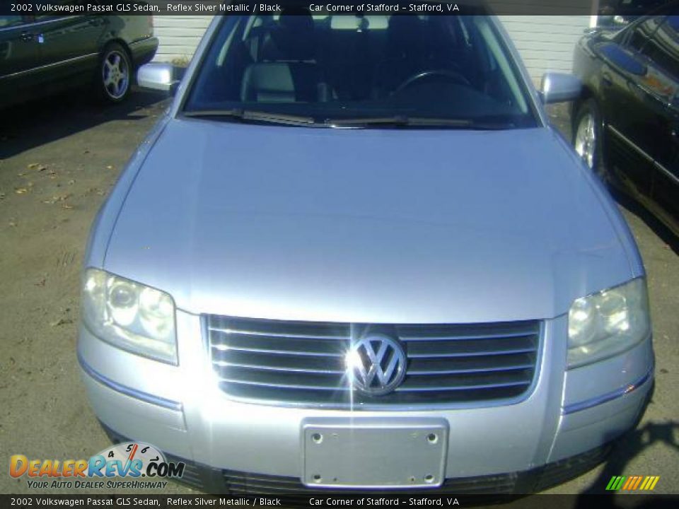 2002 Volkswagen Passat GLS Sedan Reflex Silver Metallic / Black Photo #8