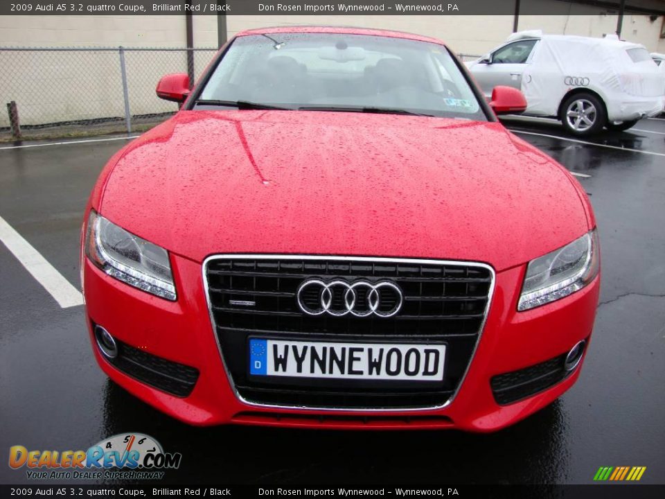 2009 Audi A5 3.2 quattro Coupe Brilliant Red / Black Photo #3