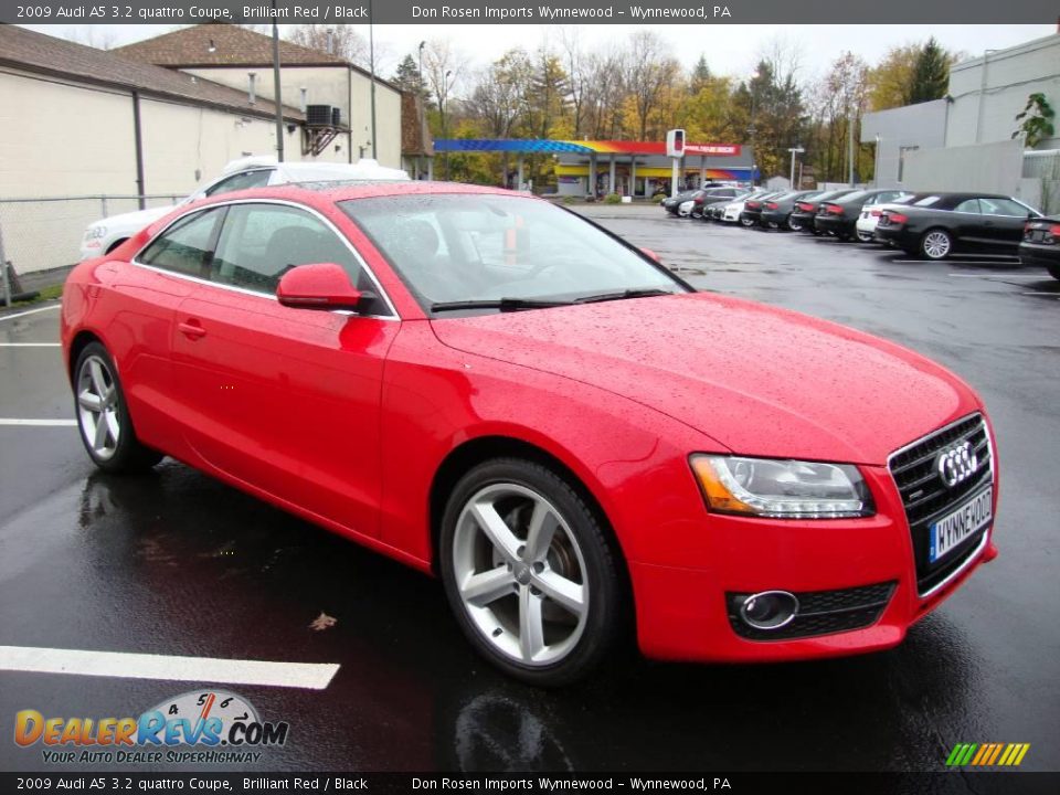 2009 Audi A5 3.2 quattro Coupe Brilliant Red / Black Photo #5