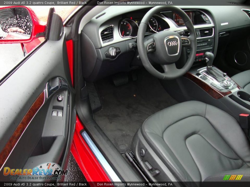 2009 Audi A5 3.2 quattro Coupe Brilliant Red / Black Photo #12