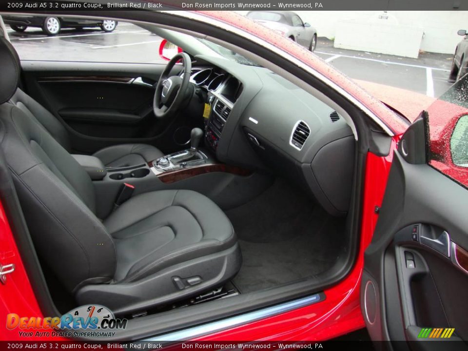 2009 Audi A5 3.2 quattro Coupe Brilliant Red / Black Photo #17