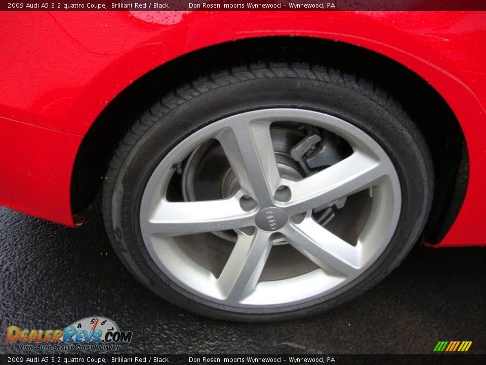 2009 Audi A5 3.2 quattro Coupe Brilliant Red / Black Photo #19