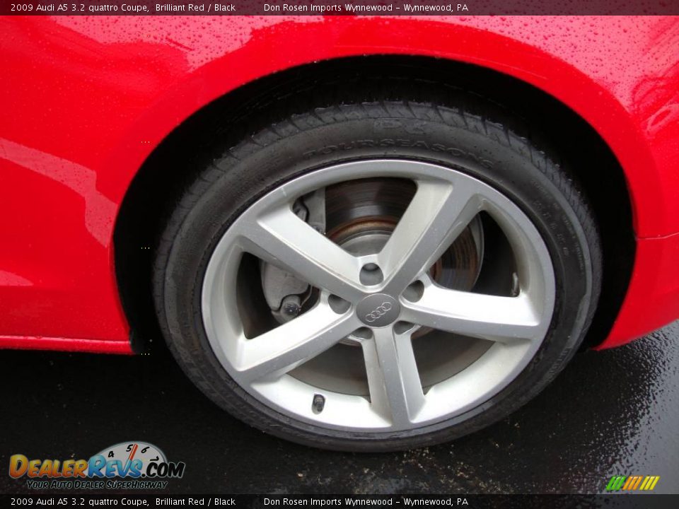 2009 Audi A5 3.2 quattro Coupe Brilliant Red / Black Photo #20