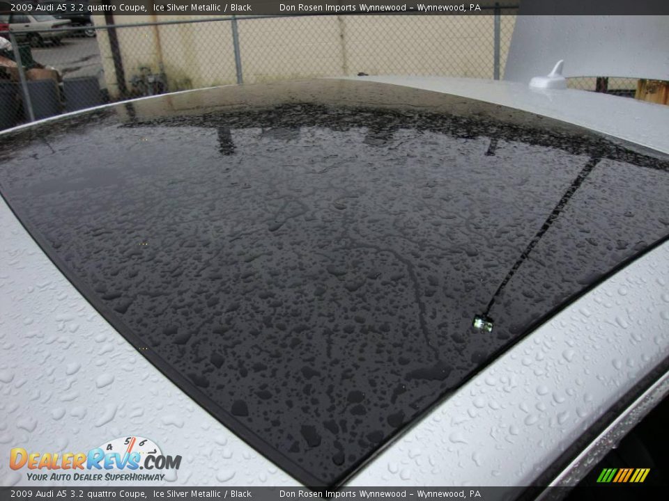 2009 Audi A5 3.2 quattro Coupe Ice Silver Metallic / Black Photo #17