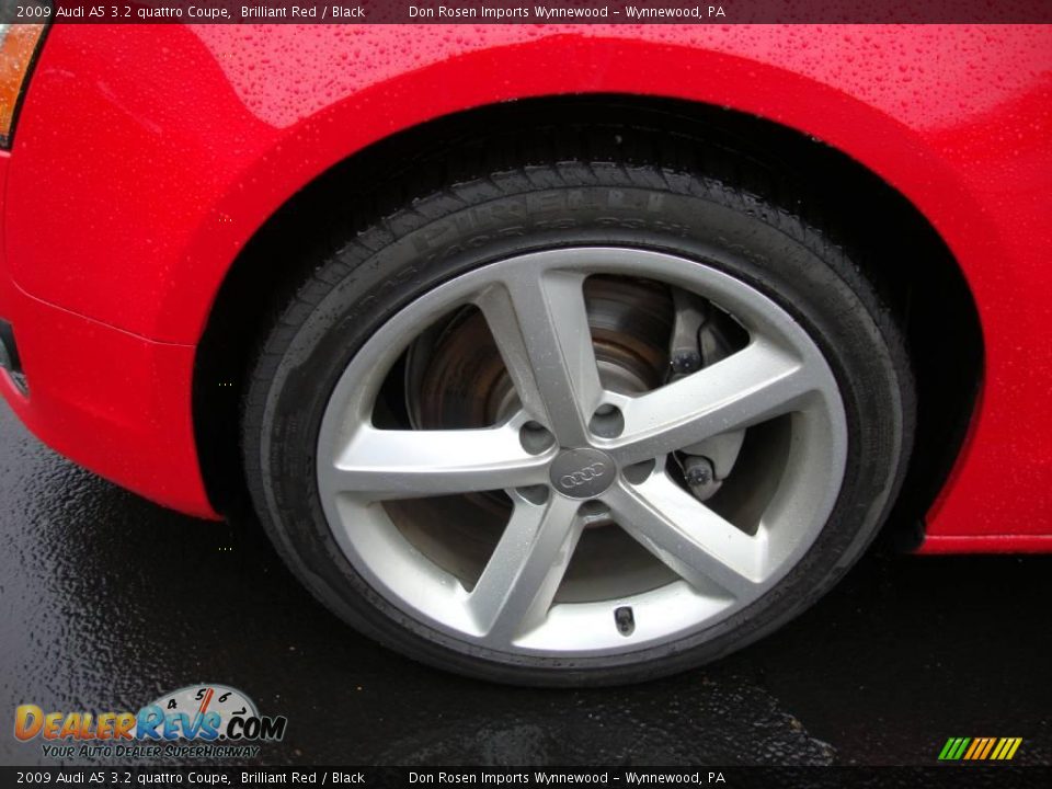 2009 Audi A5 3.2 quattro Coupe Brilliant Red / Black Photo #21