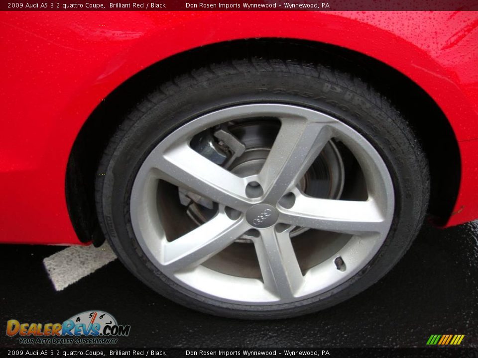 2009 Audi A5 3.2 quattro Coupe Brilliant Red / Black Photo #22